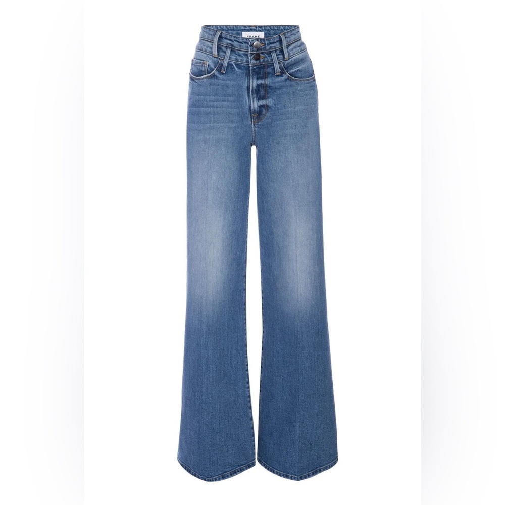 Frame Le Palazzo Double Waistband Pants in Miranda size 28